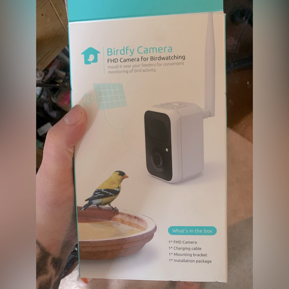 Birdify bird watching camera. Opened but never actually used